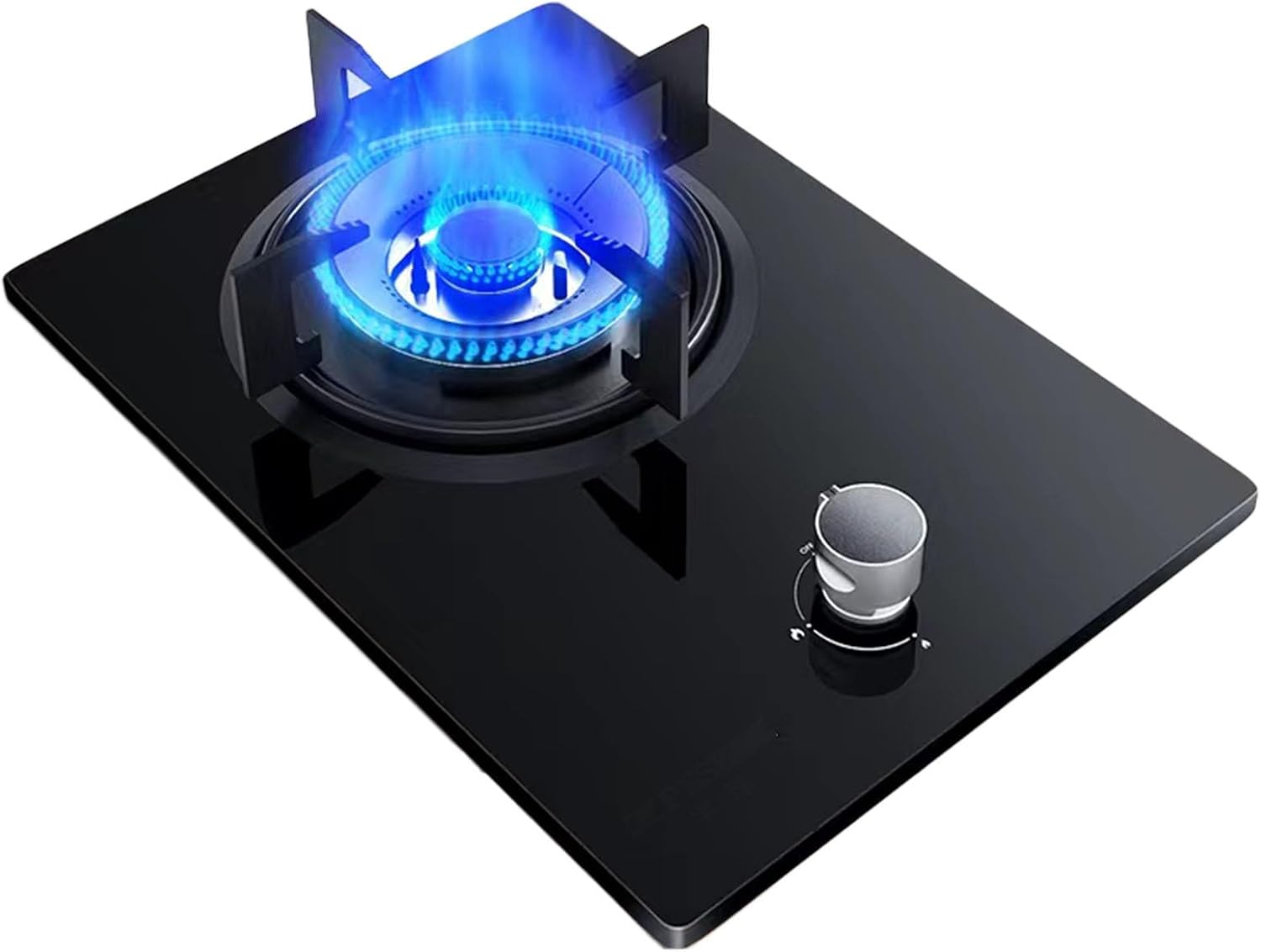Propane Gas Stove,Tempered Glass Single Burner Propane Stove,Desktop Propane Gas Stove,Max 15354BTU Suitable for Kitchens, Apartments (Color : LPG, Size : Style 2)