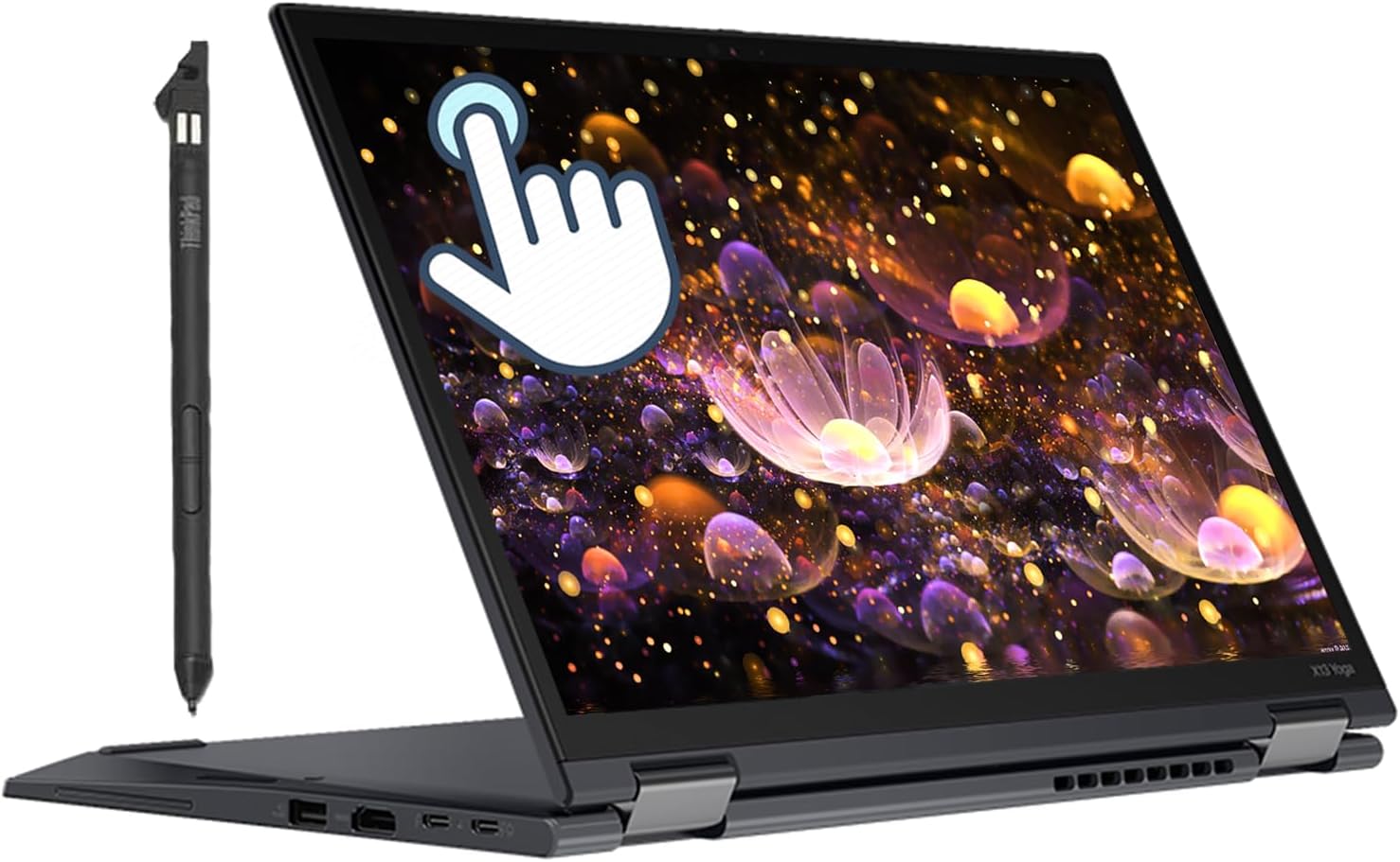 Lenovo ThinkPad X13 Yoga Touchscreen Laptop, Intel Core i5-10210U, 16GB DDR4, 256GB SSD, Backlit Keyboard, HDMI, 13.3' Full HD Display, 2 in 1 Laptop Windows 11 Pro (Renewed)