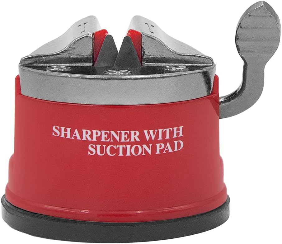 Zenport Z096 Blade Sharpener with Suction Attachment, Red - 10 Pack
