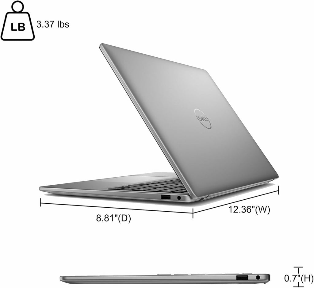 Dell Inspiron 14 5441 Laptop 14' WUXGA IPS Qualcomm 8-core Snapdragon X Up to 45 NPU Tops (>i7-1355U) 16GB DDR5 1TB SSD WiFi7 for Creator Business Professional Win11Pro