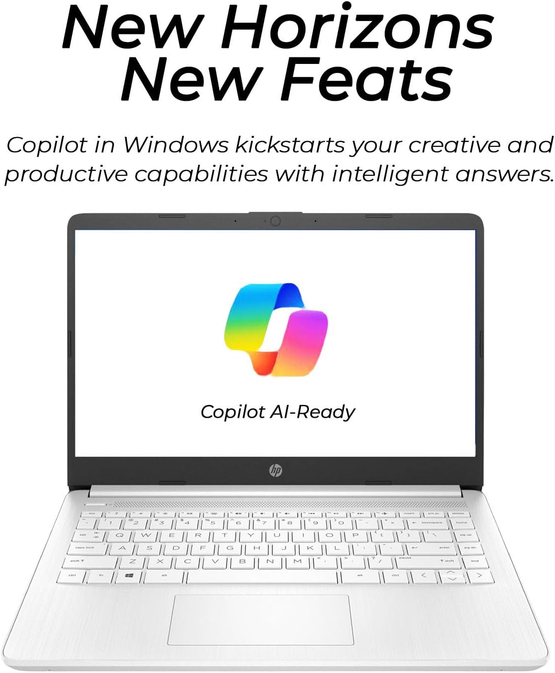 HP Everyday Laptop with Copilot AI • 2026 Edition • 8GB RAM - 256GB SSD • Microsoft Office 365 Included • Thin & Portable • Fast Charge and 12hrs Battery • Windows 11 | w/o Mouse