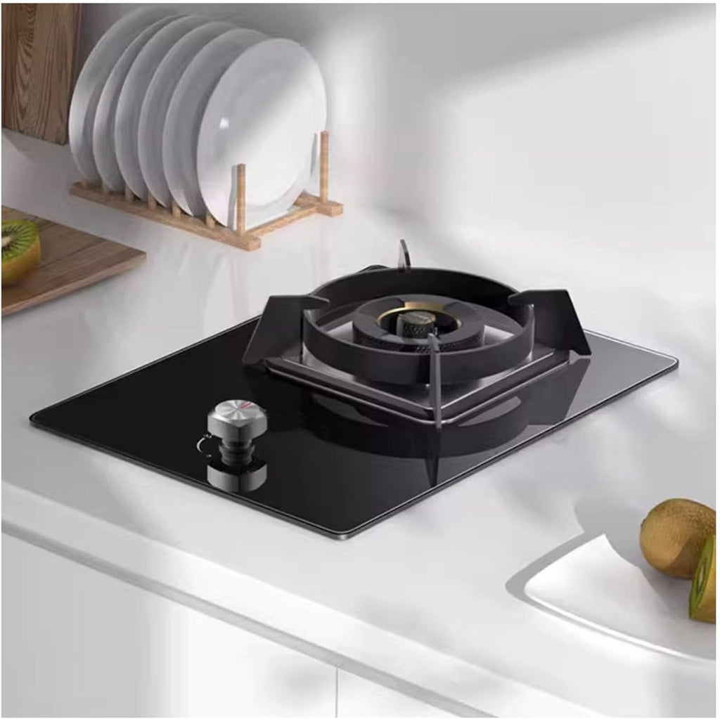 Portable Gas Stove,Single Burner Propane Stove,Max 17742.4BTU with Pulse Electronic Ignition Tempered Glass Suitable for Apartments Kitchens and More (Color : NG)