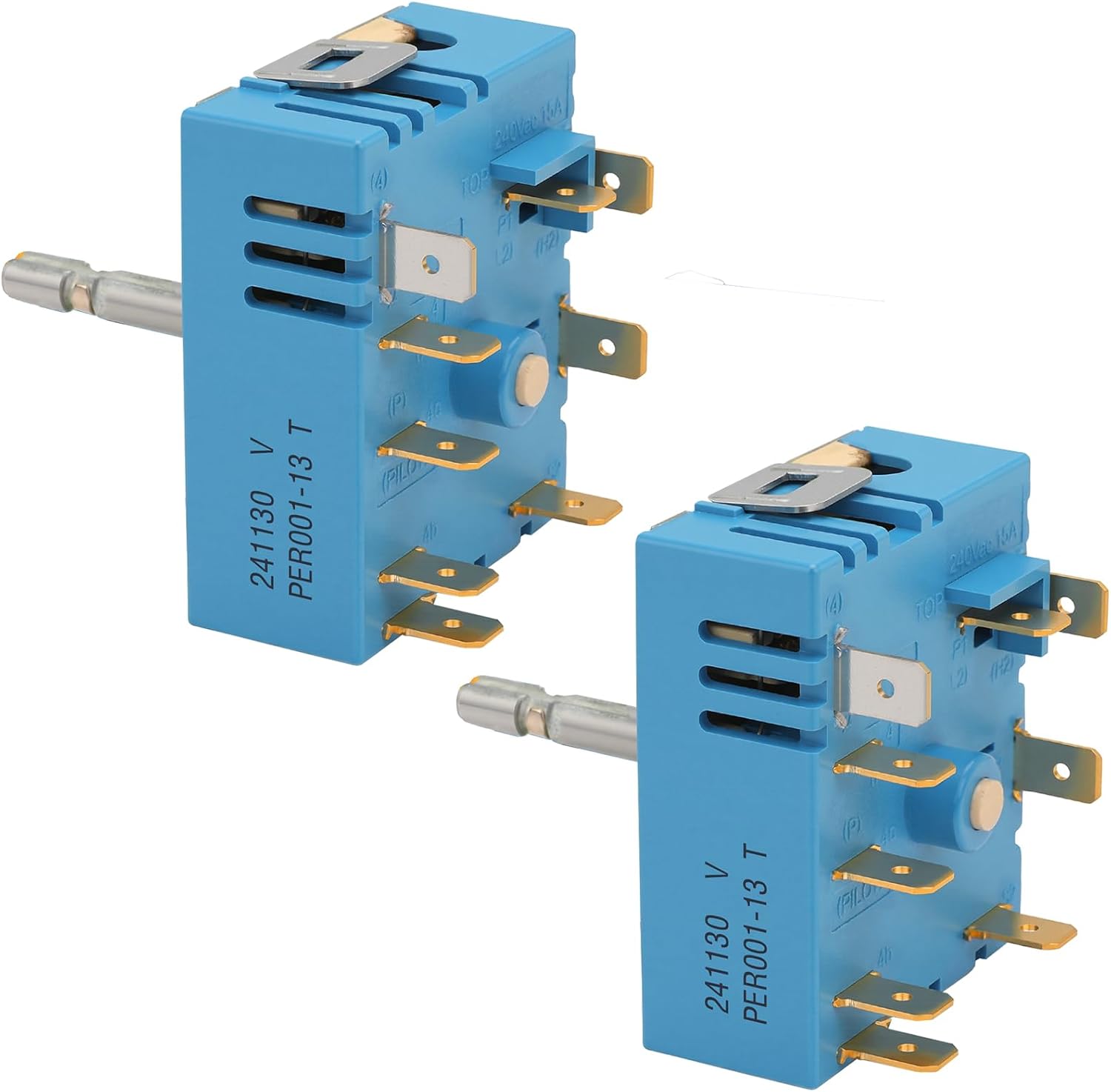 DG44-01007B three-burner gas stove switch, compatible with Samsung gas stoves. Compatible models include: DG44-01007A, PER001-03, PER001-13T, 4929395, AP6003098, PS11735755, EAP11735755-2-pack