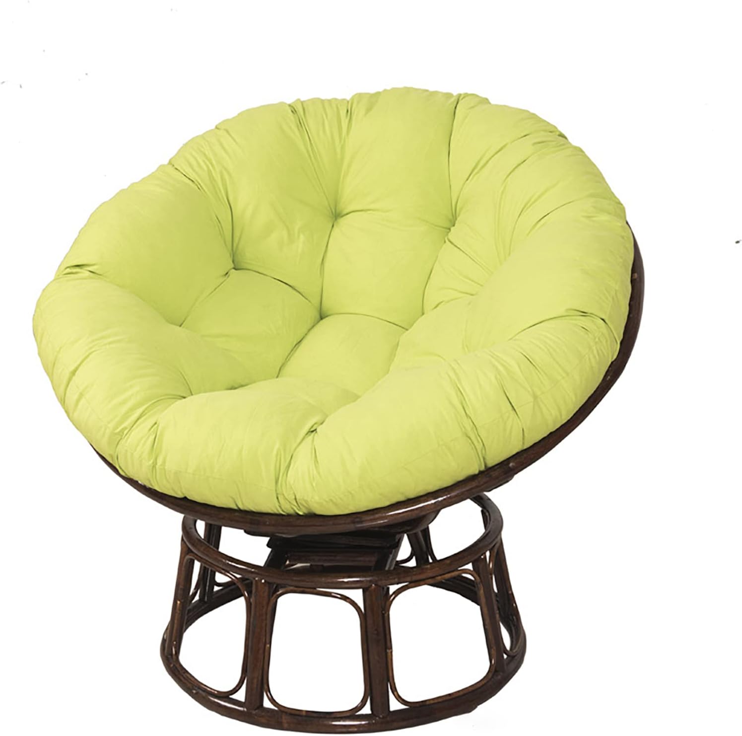 HUHJYUGE Round Hanging Egg Chair Cushion 47x47in, Hammock Chair Pads, Swing Seat Cushion, Outdoor Hanging Basket Seat Pads Waterproof, Sun-Resistant, Breathable, for Garden Terrace