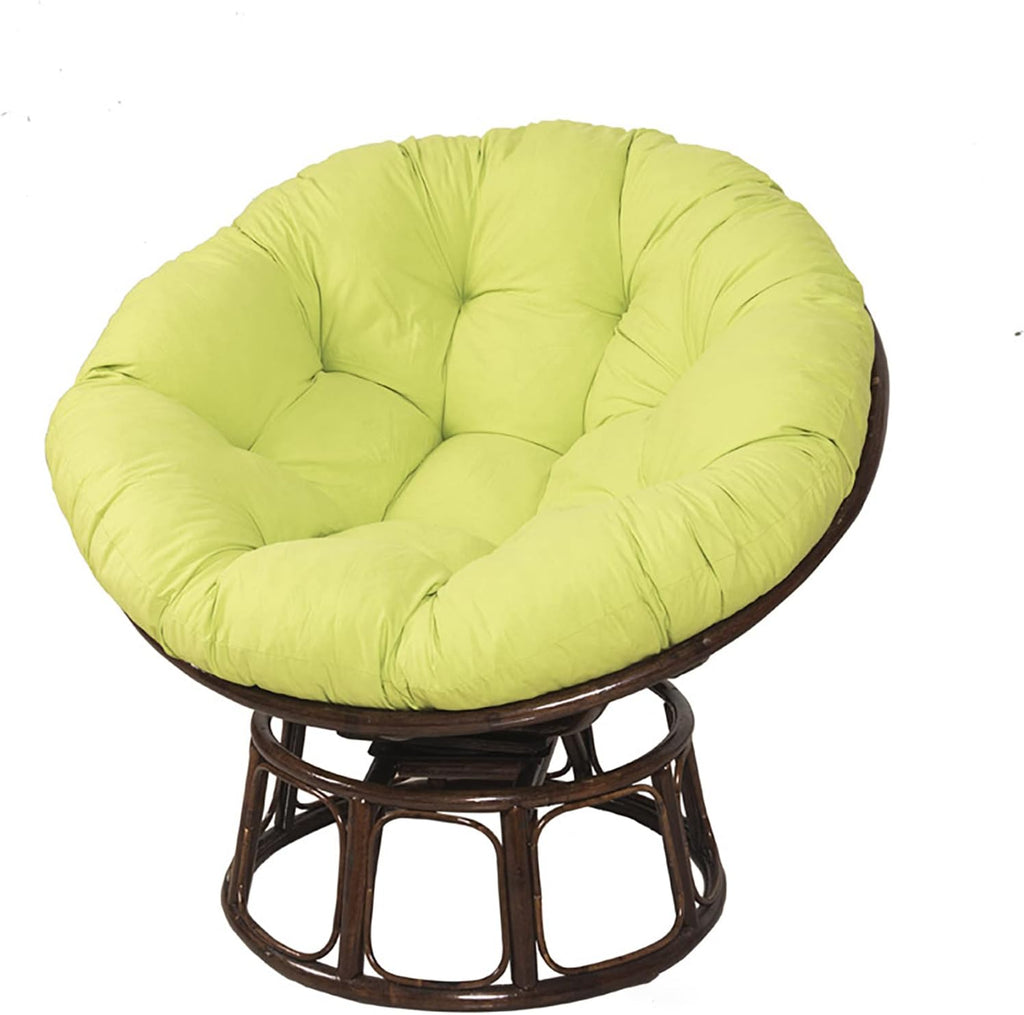 HUHJYUGE Round Hanging Egg Chair Cushion 39x39in, Hammock Chair Pads, Swing Seat Cushion, Outdoor Hanging Basket Seat Pads Waterproof, Sun-Resistant, Breathable, for Garden Terrace