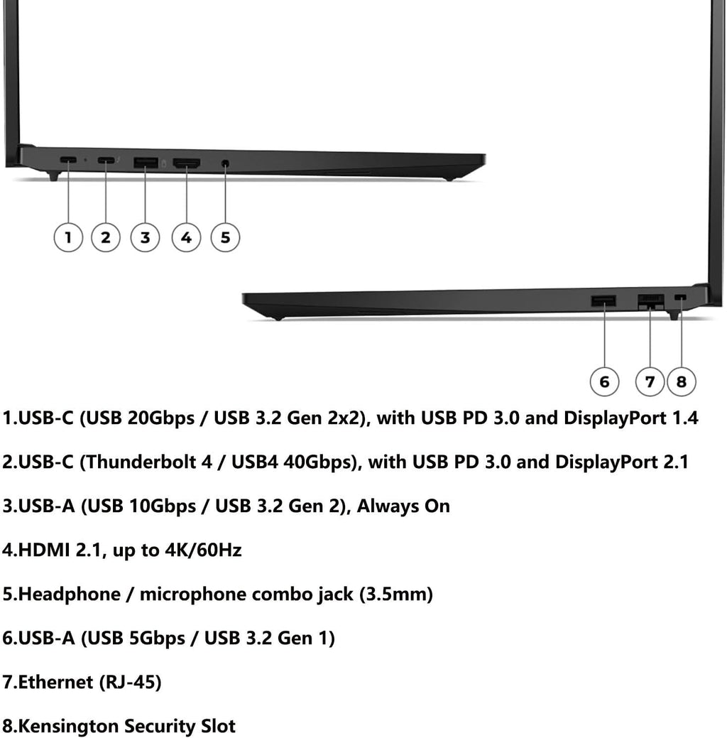 Lenovo ThinkPad E16 G2 Business Laptop Computer, Intel 16-Core Ultra 7 155H (Beat i7-13705H), 16GB DDR5 RAM, 1TB PCIe SSD, 16' FHD+, WiFi 6E, Backlit Keyboard, Fingerprint Reader, W11 Pro(Renewed)