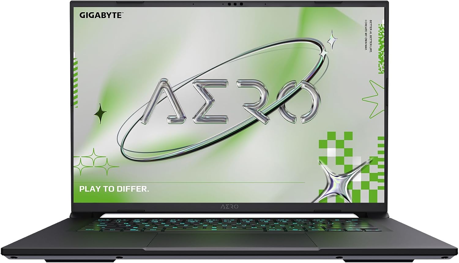 GIGABYTE AERO X16, Copilot+ PC - 165Hz 2560x1600 WQXGA - NVIDIA GeForce RTX 5070 - AMD Ryzen AI 7 350-1TB SSD with 32GB DDR5 RAM - Windows 11 Home - Lunar White