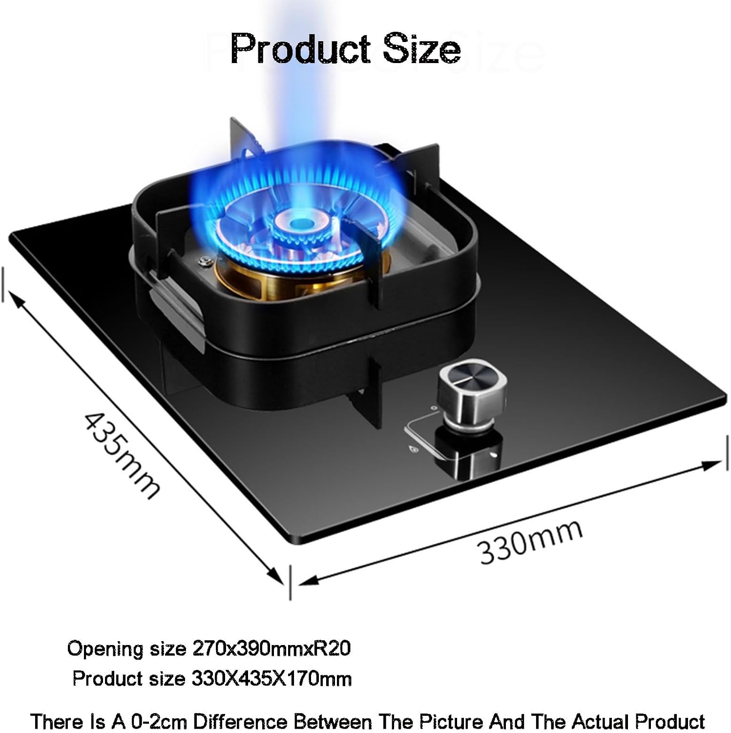 Propane Stove Single Burner,Commercial Gas Stock Pot Range,for Tailgating,Seafood Boil,Home Brewing(NG)