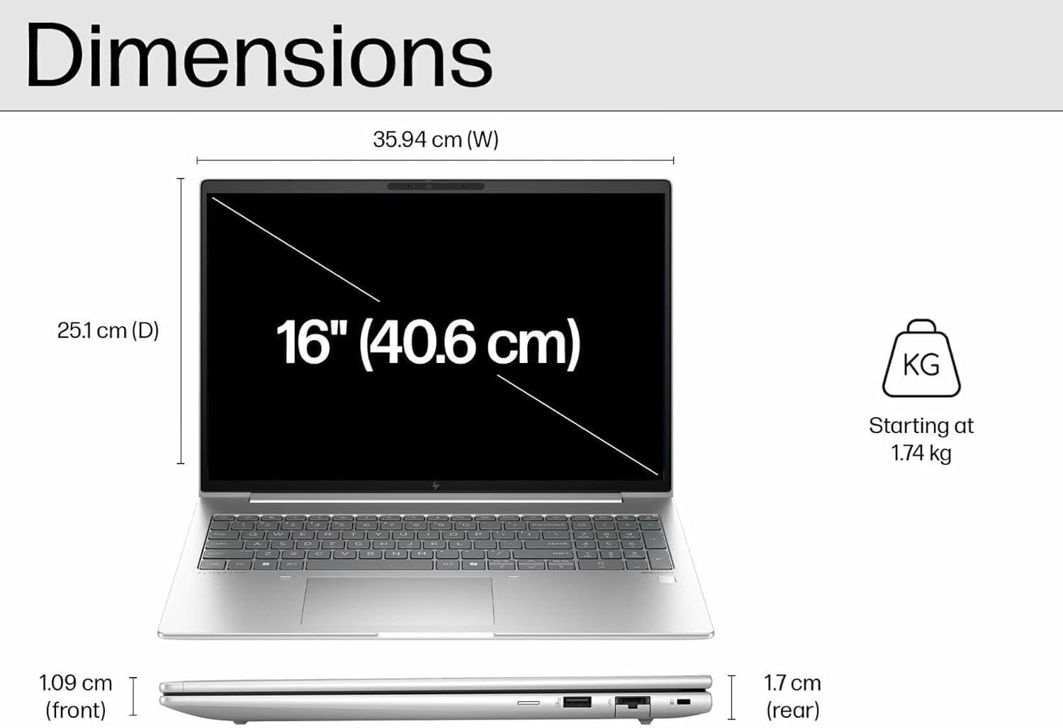 HP EliteBook 660 G11 Business AI PC Laptop (16' FHD+ Anti-Glare, Intel 12-Core Ultra 7 165U, 32GB DDR5, 1TB SSD), Fingerprint Reader, Backlit, 5MP IR Webcam, 2x Thunderbolt 4, Fast Charge, Win 11 Pro
