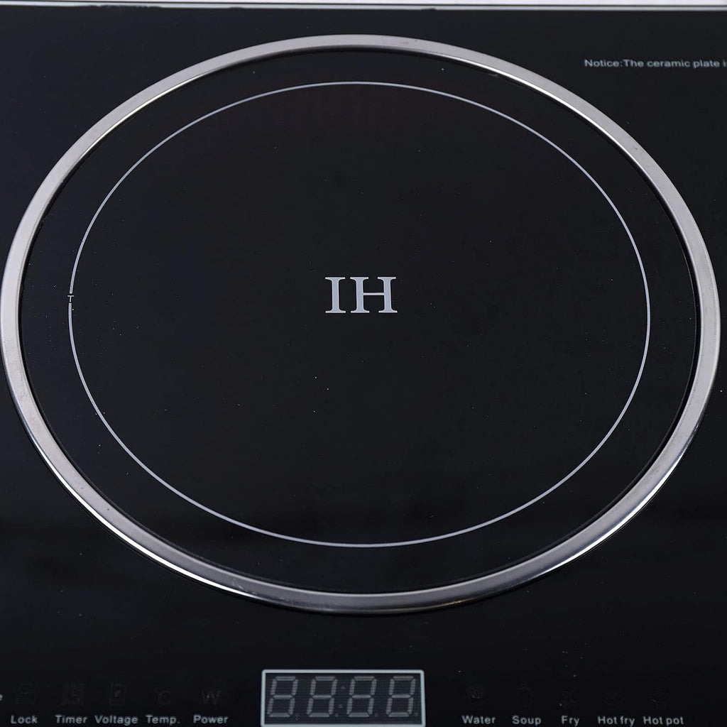 Double Induction Cooktop, 1200W+1400W Electric Cooktop with 2 Burner&Timer, Portable Countertop Burner with LED Sensor Touch Screen