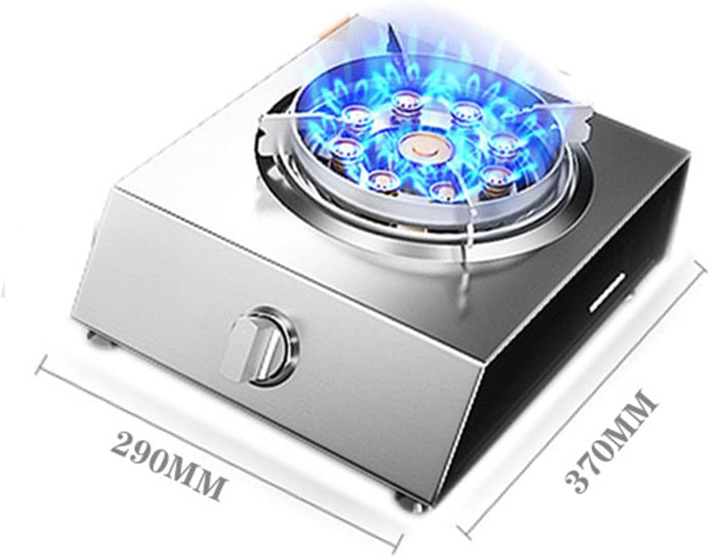 Portable Gas Stove,Cassette Stove,Max 17060BTU Single Burner Cassette Stove Piezo-Ceramic Ignition for Car Travel Home and Apartment (Color : LPG, Size : Style 2)