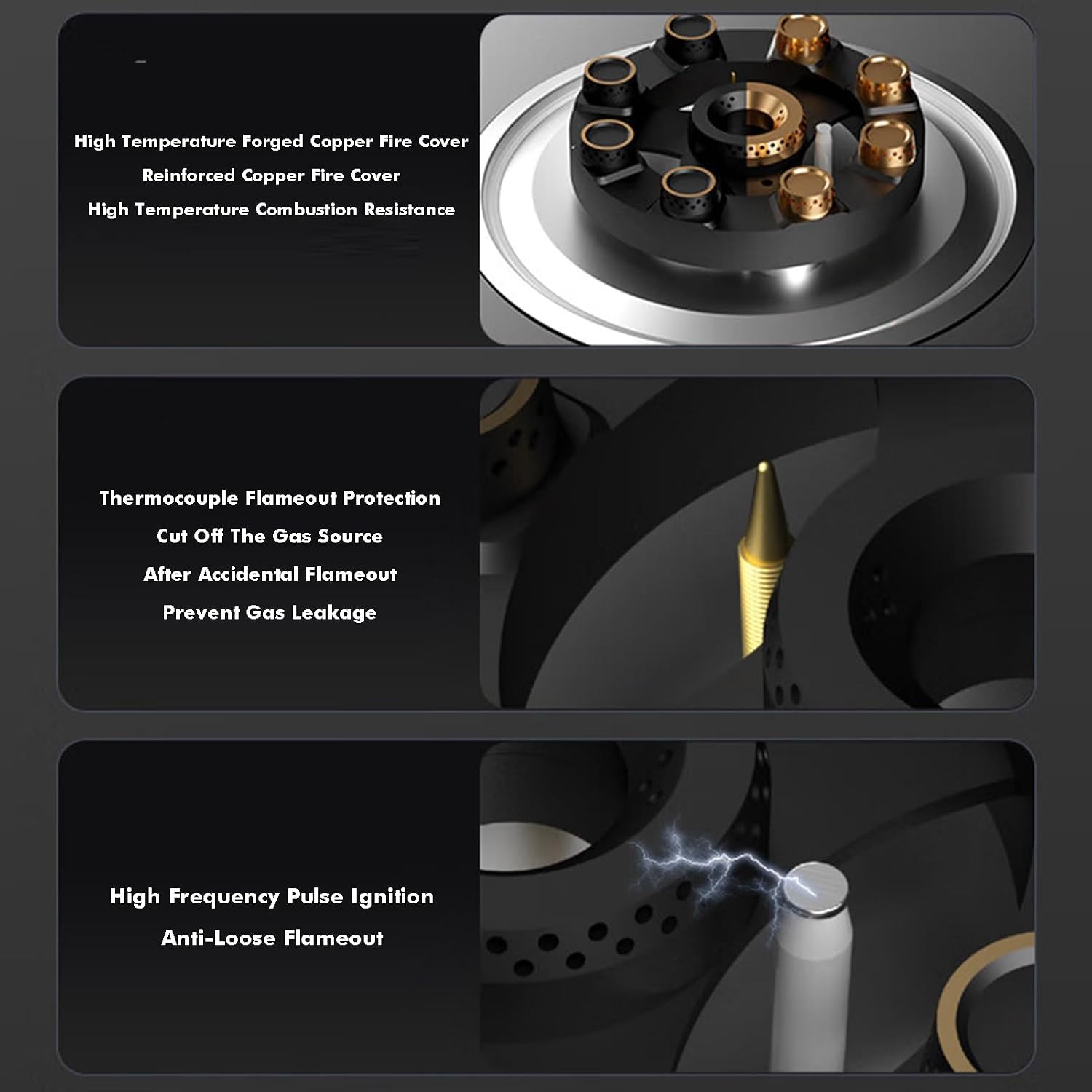 Portable Gas Stove 1 Burner,Indoor Gas Cooker,5.2KW Nine-Cavity High-fire Timer,Cooktop Stainless Steel,for Home Kitchen Camping Garden Catering(LPG)