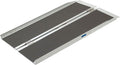 4' Wheelchair Ramp for Home Entry, Folding, Silver Spring