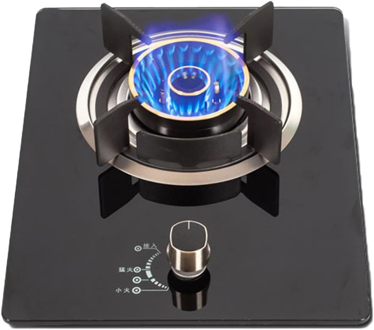 Single Burner Propane Stove,Propane Gas Stove,Desktop Embedded Dual Use,Max 14330.4BTU with Pulse Electronic Ignition Suitable for Apartments Kitchens and More (Color : Style 2, Size : NG)