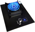 1 Burner Gas Stove,5.2KW Nine-Cavity High-fire Timer,Gas/LP Gas Conversio,with Flameout Protection,for Home Kitchen(NG)