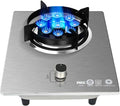 Propane Gas Stove,Single Burner Propane Stove,Max 17742.4BTU with Pulse Electronic Ignition Stainless Steel Suitable for Apartments Kitchens and More (Color : Style 1, Size : LPG)