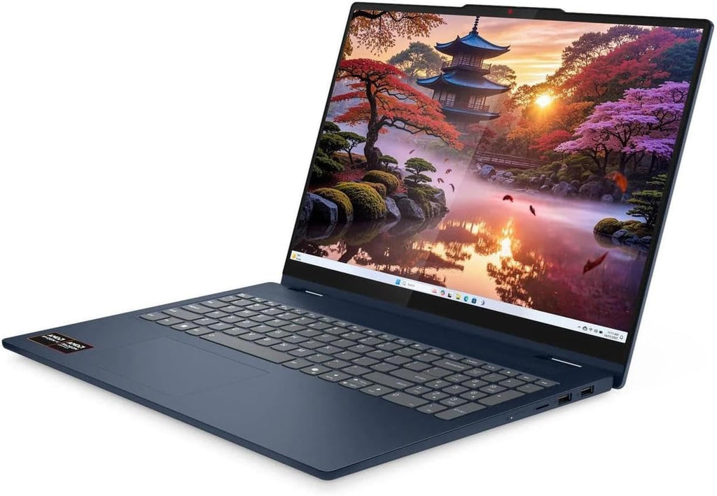Lenovo IdeaPad 5 2-in-1 with AMD Ryzen AI 7 350 Processor, 14' WUXGA IPS Touchscreen Display, Wi-Fi 7, 16GB LPDDR5X Memory, 1TB SSD, FHD/IR Hybrid Camera, Digital Pen, Backlit KYB, and Win 11 Home