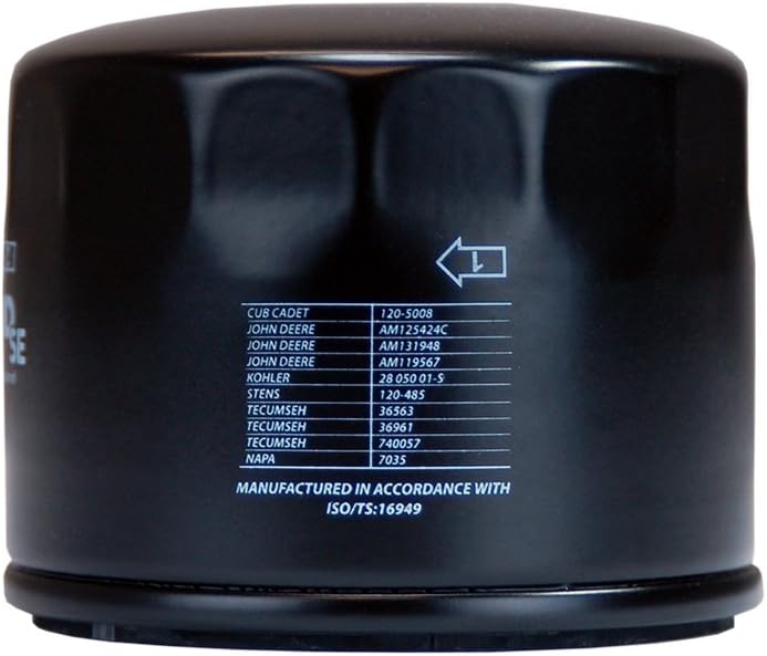 ECOGARD SE-1 Small Engine Oil Filter for Mowers,Tractors,Lawn Equipment,Other Small Gas Engines Replaces BRIGGS-STRATTON 492932,695396,792326,795137,FRAM PH8170,TECUMSEH 36563, WIX 57035 (Pack of 12)