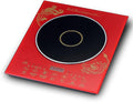 Portable Cooktop Induction Cooktop 2100W with Timer LED Display Sensor Touch Timer Portable Countertop Burner 7 Power Countertop Burner,Red