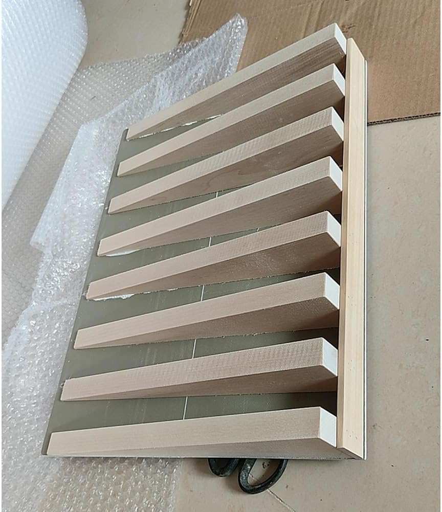 Rygcrud Wooden Threshold Ramps for Doorways, Apartment Sweeping Robot Rise Curb Ramp, Lightweight Entry Door Steps Kerb Ramps(48x30x6cm)