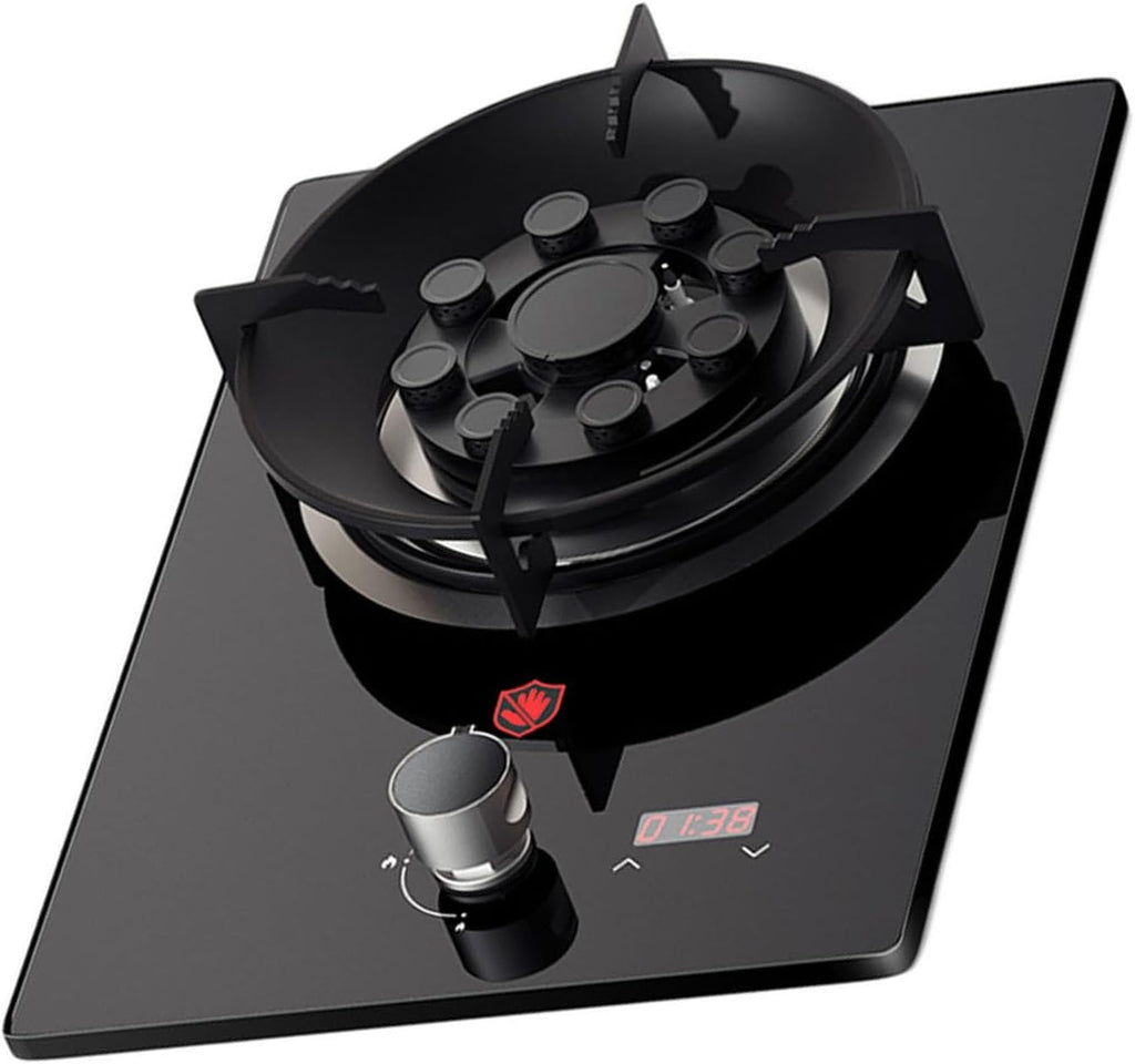 Propane Gas Stove,Portable Single Burner Propane Stove,Max 17742.4BTU Tempered Glass Countertop Natural Gas Hob for Kitchen and Apartments (Color : NG)