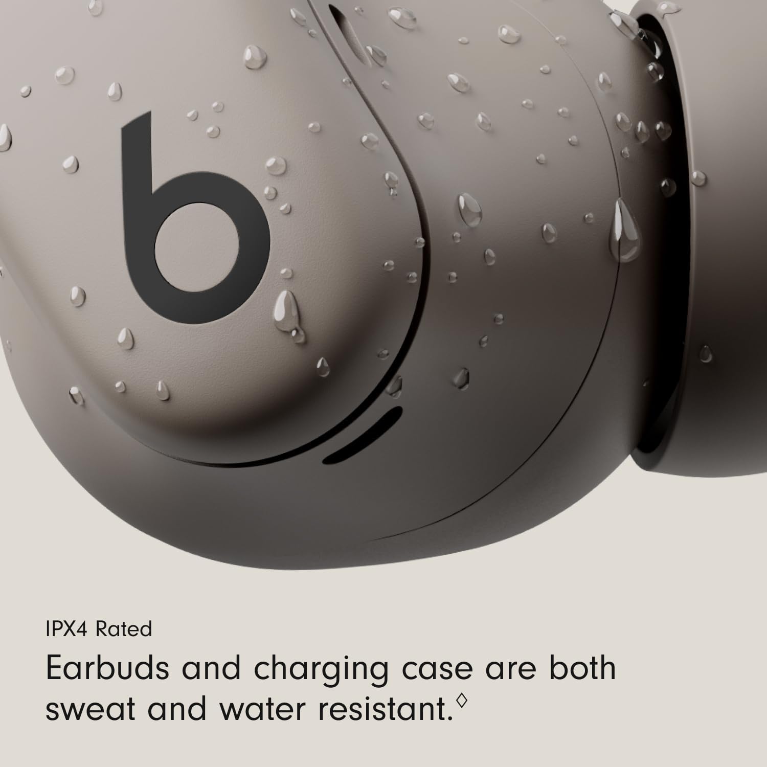Beats Powerbeats Fit - Wireless Noise Cancelling Workout Earbuds with Secure-Fit Wingtips, Up to 30-Hour Battery Life, Sweat & Water Resistant, Apple & Android Compatible - Gravel Gray