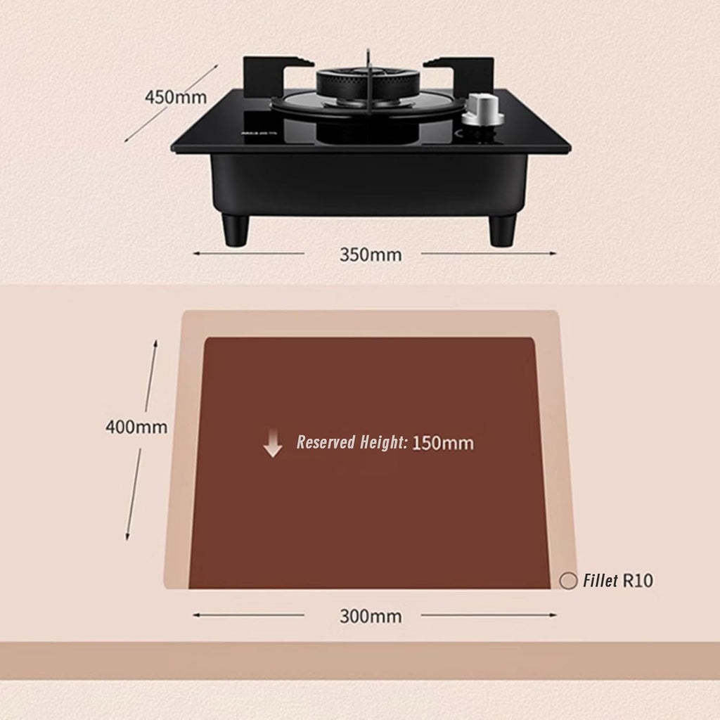 1 Burner Propane Stove,Portable Gas Stove,Max 15354BTU with Pulse Electronic Ignition Tempered Glass Suitable for Apartments or Kitchens(black) (Color : NG)