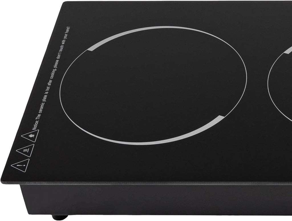 2-Burner Electric Induction Cooktop Stove Top Touch Control w/Child Lock 2100W