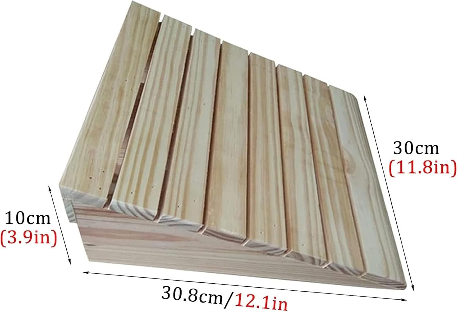 Ramps Threshold Ramp, 3/4/5/6/7inch Rise Wheelchair Ramps for Doorways/Front Door/Garage, Non-Slip Entry Threshold Ramp for Walkers/Motorcycle/Disabled(12.1x11.8x3.5in) (One Color 12.1x11.8x3.9in)