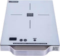 100 SR Portable Single Burner Induction Cooktop with Handle - 11', Silver