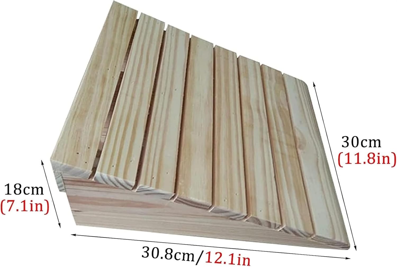 Ramps Threshold Ramp, 3/4/5/6/7inch Rise Wheelchair Ramps for Doorways/Front Door/Garage, Non-Slip Entry Threshold Ramp for Walkers/Motorcycle/Disabled(12.1x11.8x3.5in) (One Color 12.1x11.8x7.1in)