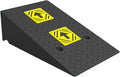 Heavy Duty 6614lb/3000kg Curb Ramp, Non-Slip Surface, Threshold Ramp with Yellow Arrow, Suitable for Car, Motorcycle, Bike, Wheelchair(80 * 50 * 25cm/31 * 20 * 10in)