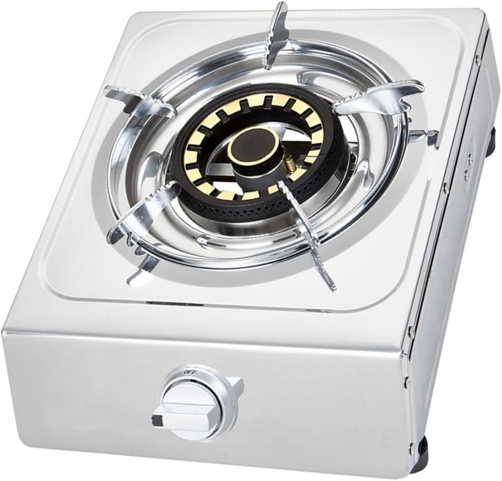 Gas Cooktop,Tabletop Stainless Steel Single Burner Thermocouple Protected Easy to Clean,Suitable for Indoor Use(LPG)(NG) (Size : NG)