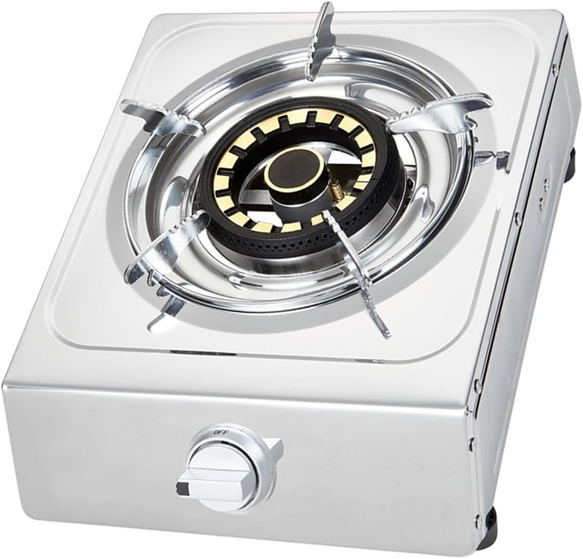 Gas Cooktop,Tabletop Stainless Steel Single Burner Thermocouple Protected Easy to Clean,Suitable for Indoor Use(LPG)(NG) (Size : NG)