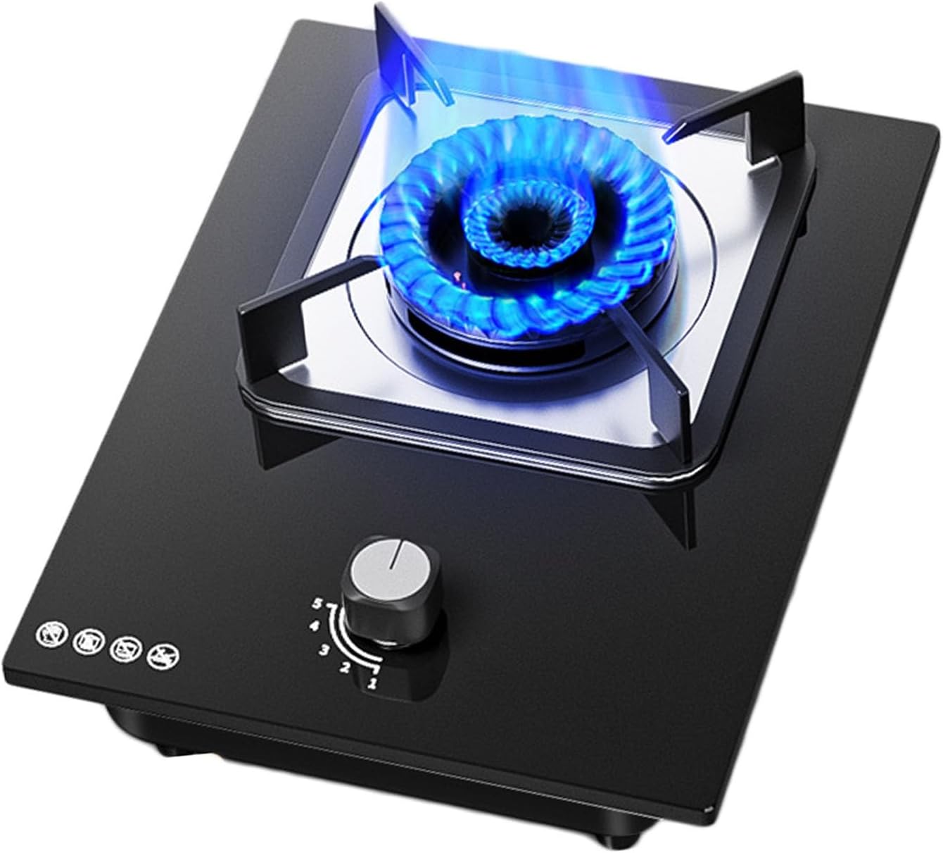 Propane Gas Stove,Single Burner Propane Stove,tabletopstainless Steel,Max 16377.6BTU with Pulse Electronic Ignition Suitable for Apartments, Kitchens and More (Color : Style 3, Size : NG)