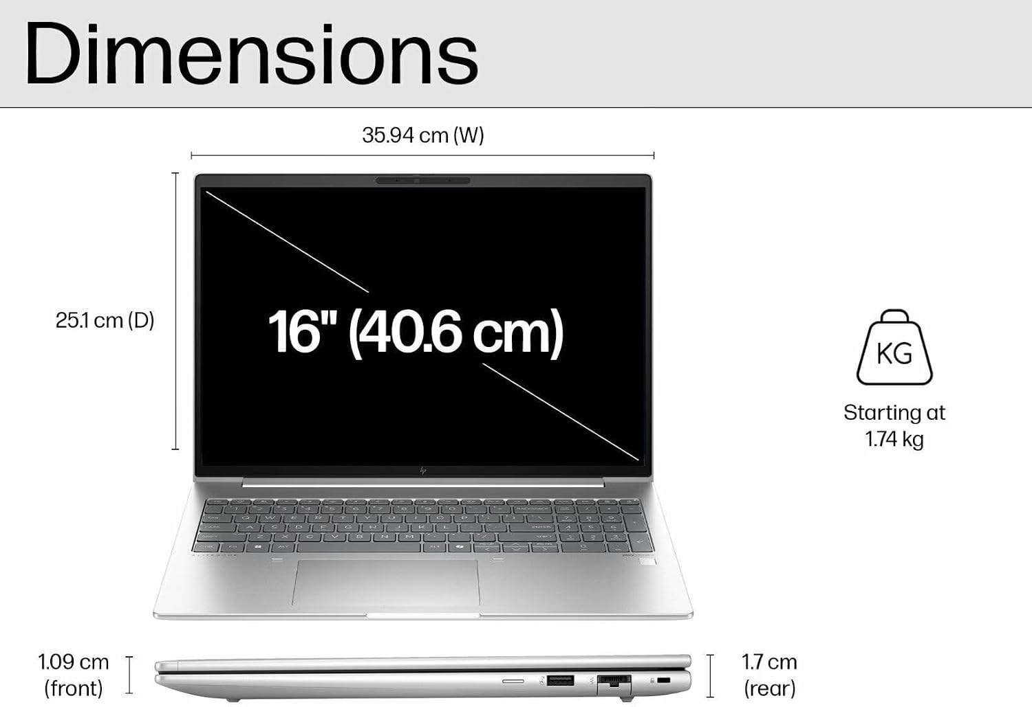 HP EliteBook 660 G11 Business AI PC Laptop (16' FHD+ Anti-Glare, Intel 12-Core Ultra 7 165U, 64GB DDR5 RAM, 2TB SSD), Backlit, Fingerprint, 5MP IR Webcam, 2x Thunderbolt 4, Fast Charge, Win 11 Pro