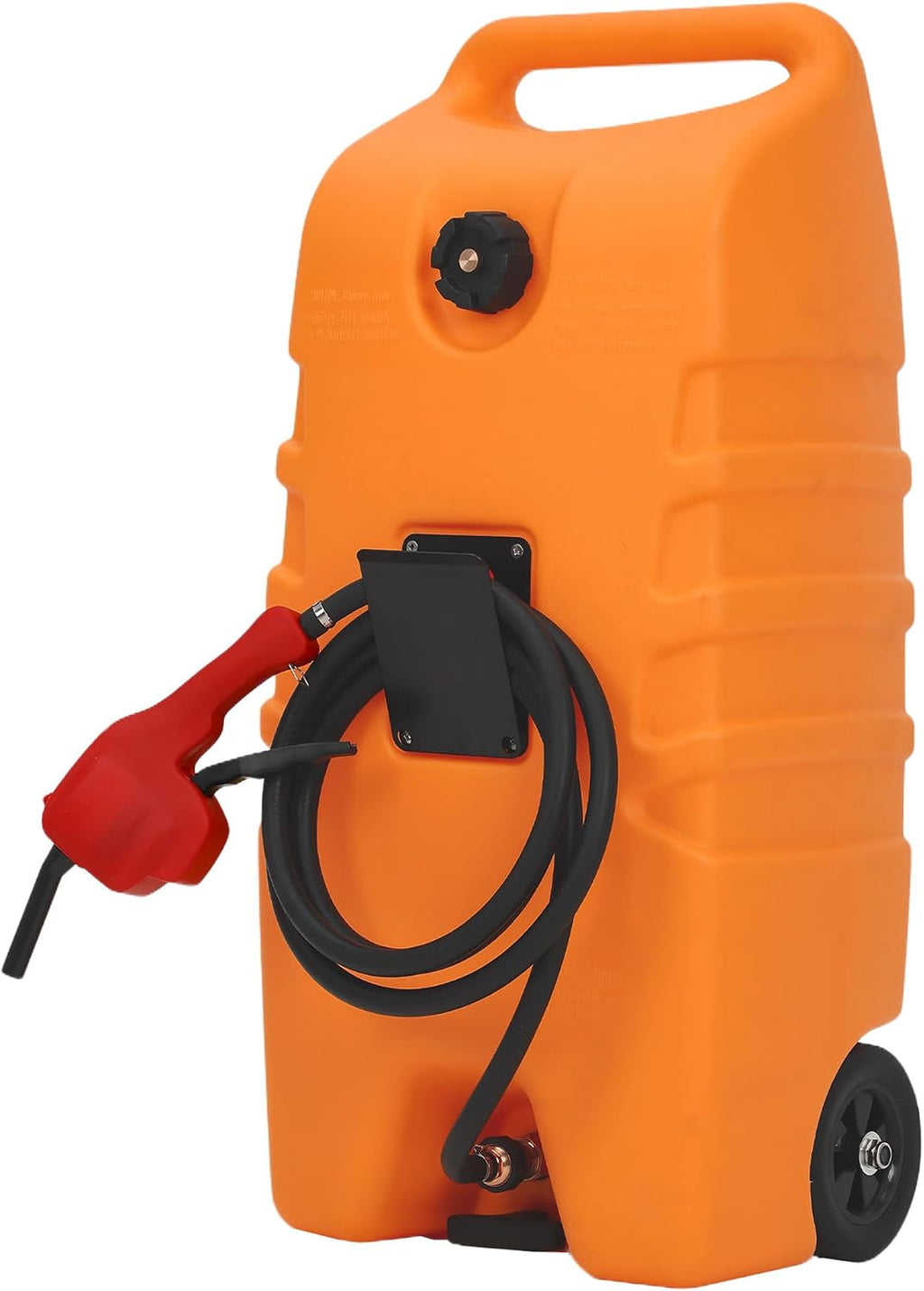 Garvee 15 gal Gas Caddy, 57L Portable Fuel Tank and Fuel Transfer Pump with 10-Foot Hose for Lawn Mower, Farm, Marine, and Home Use