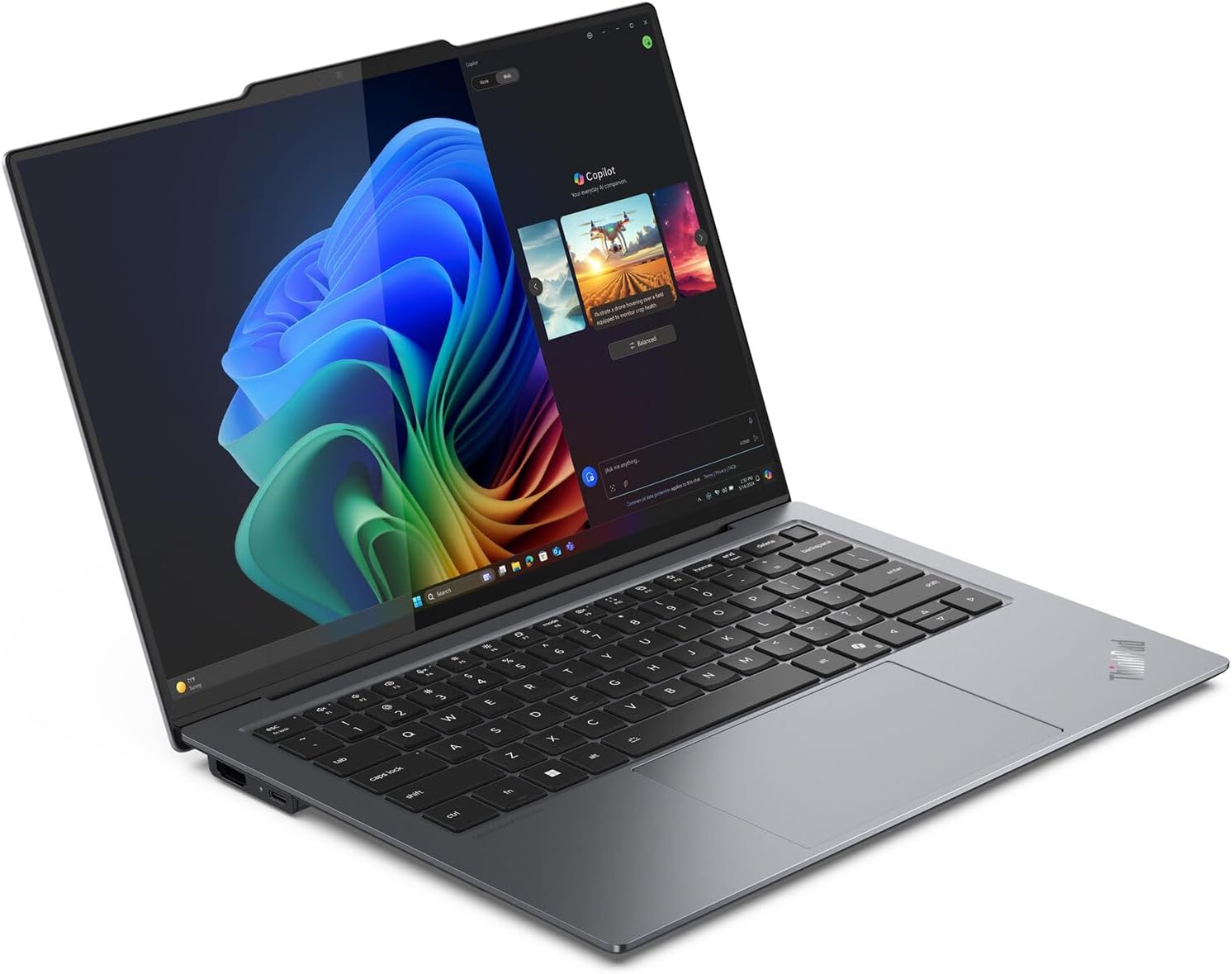 Lenovo ThinkPad X9, 14 Aura Edition Copilot +PC, Intel Ultra 7 258V, 14' FHD (1920 x 1200) OLED AG/AR HDR500, 32GB DDR5, 2TB SSD, 1080P IR Camera, WiFi 7.0, Win 11 Pro - Grey