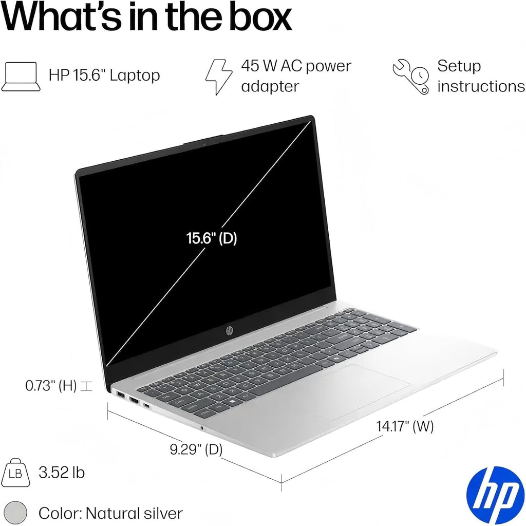 HP 15.6' FHD Touchscreen Laptop, Intel 10-core i5-1334U(Up to 4.6GHz) 16GB RAM 1TB SSD, Win 11 WiFi6 Bluetooth Windows AI Microsoft Copilot Computer for Business Gaming w/GM Accessory