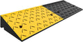 Curb Ramp Threshold Ramp Driveway Curb Ramps Rubber Kerb Ramp Non-Slip Threshold Ramp for Doorway Sidewalk Car Bike Motorcycle Scooter Wheelchair(7cm/2.7in)