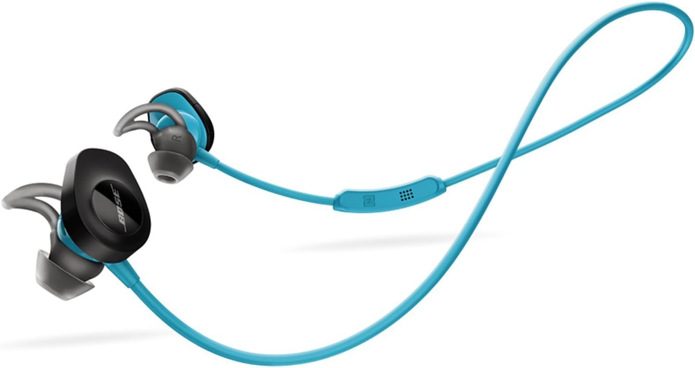 Bose SoundSport Wireless Headphones, Aqua (Renewed)