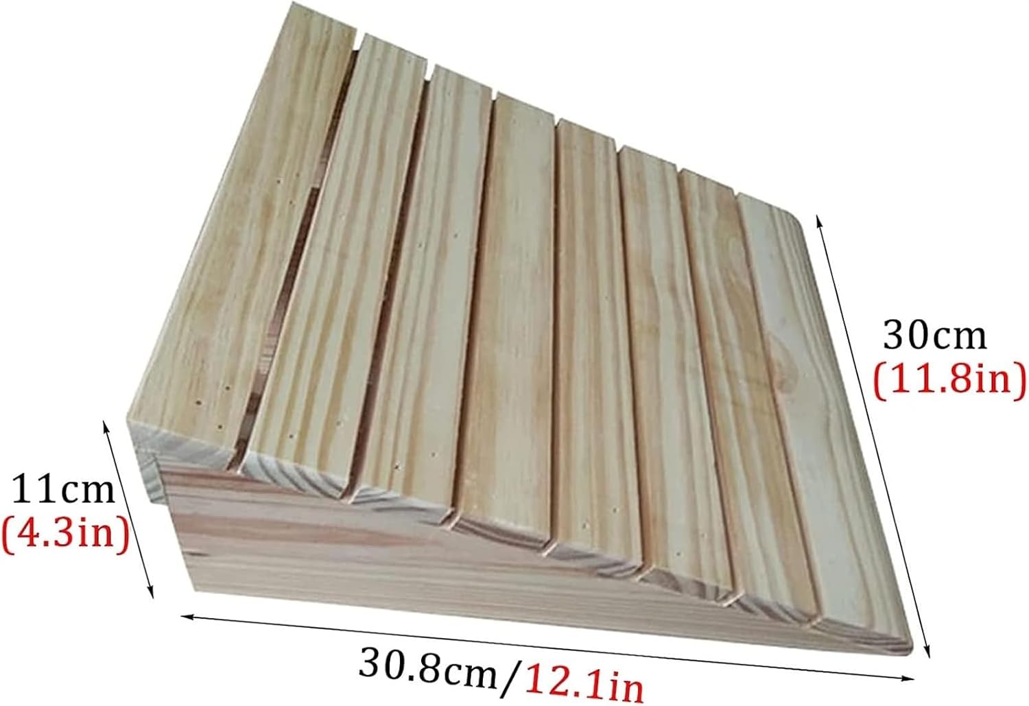 Ramps Threshold Ramp, 3/4/5/6/7inch Rise Wheelchair Ramps for Doorways/Front Door/Garage, Non-Slip Entry Threshold Ramp for Walkers/Motorcycle/Disabled(12.1x11.8x3.5in) (One Color 12.1x11.8x4.3in)
