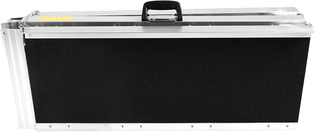 Handicap Ramp Folding Aluminum Door Threshold Wheelchair Ramp Wheel Chair Ramp for Home Steps Stairs Entry Threshold Doorways (6ft)