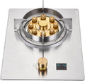 Portable Gas Stove,Single Burner Propane Stove,Stainless Steel Max 23884BTU with Pulse Electronic Ignition Suitable for Apartments Kitchens (Color : NG, Size : Style 2)