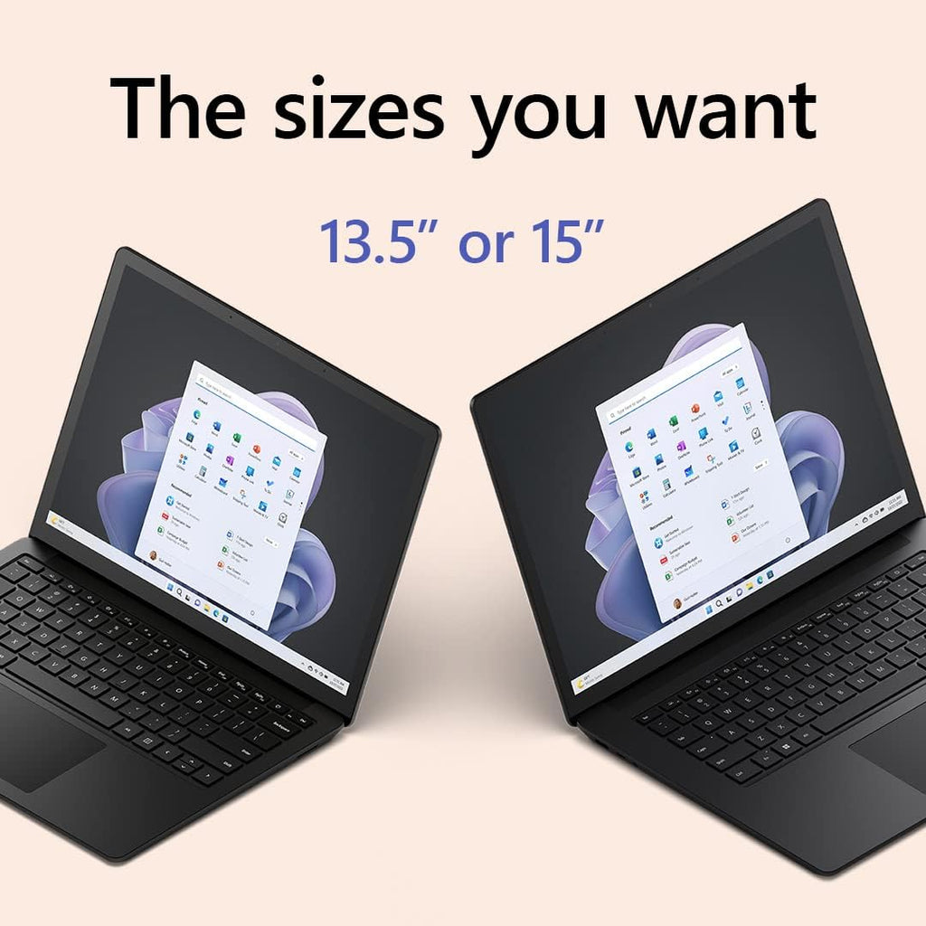 Microsoft Surface Laptop 5 (2022), 13.5' Touch Screen, Thin & Lightweight, Long Battery Life, Fast Intel i5 Processor for Multi-Tasking, 8GB RAM, 512GB Storage with Windows 11, Black Microsoft Copilot