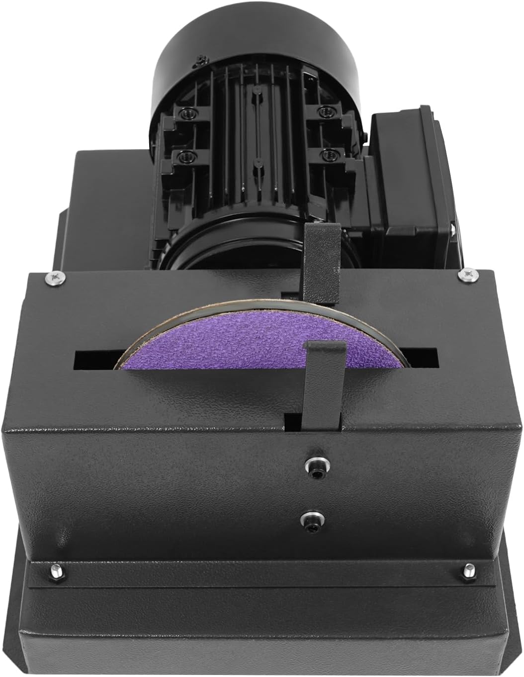 Lawn Mower Blade Sharpener, 2/3HP 500W Lawnmower Blade Grinder 1700 RPM Powerful Bench Mower Sharpening Machine with Sandpapers& Brackets for High/Low Lift, Gator & Flat Blades (2/3HP 500W)