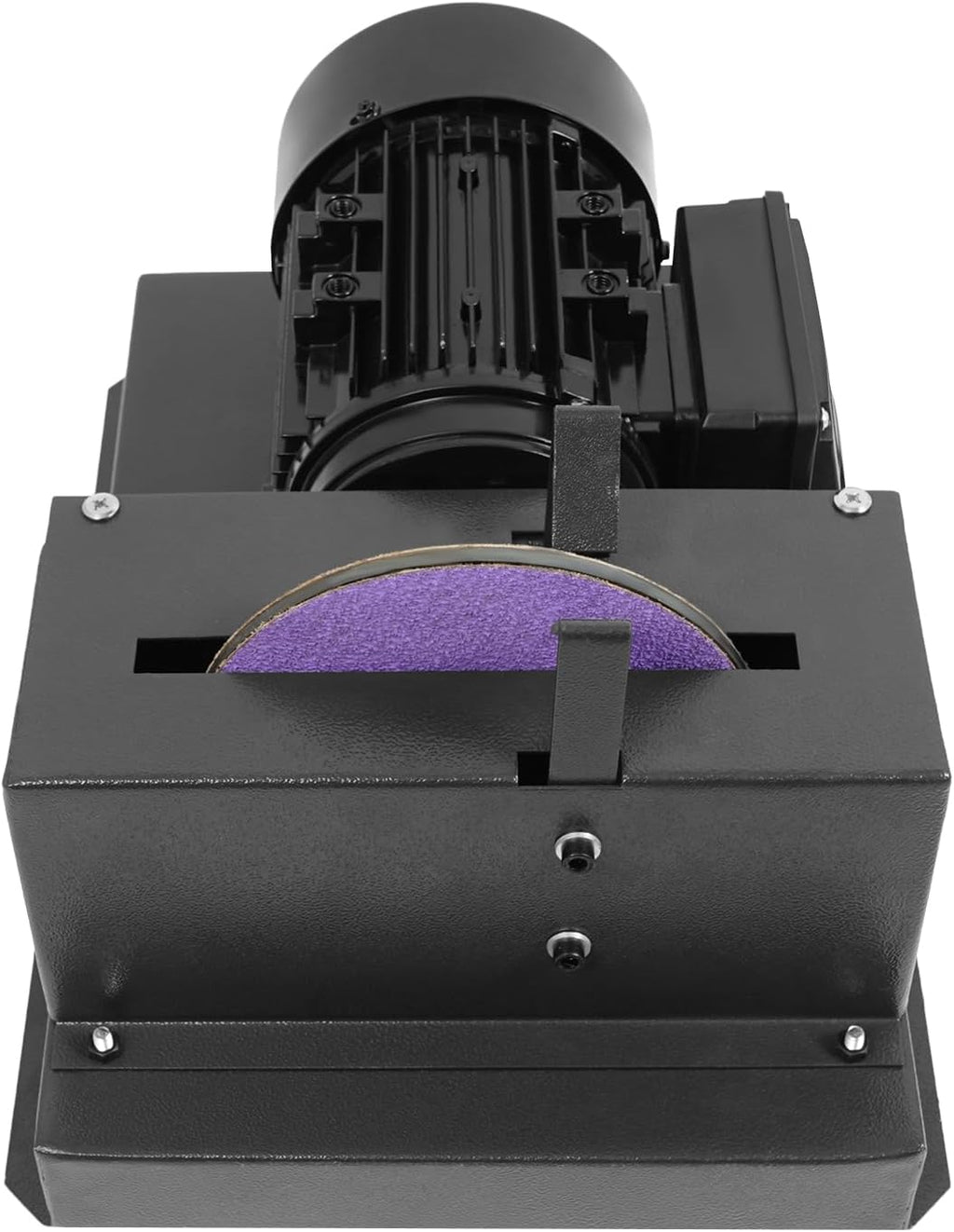 Lawn Mower Blade Sharpener, 750W Electric Lawn Mower Blade Grinder Mower Blade Balancer with 2 Sandpapers, Heavy Duty Bench Mower Sharpening Machine for Many Types of Mower Blade, 1700 RPM