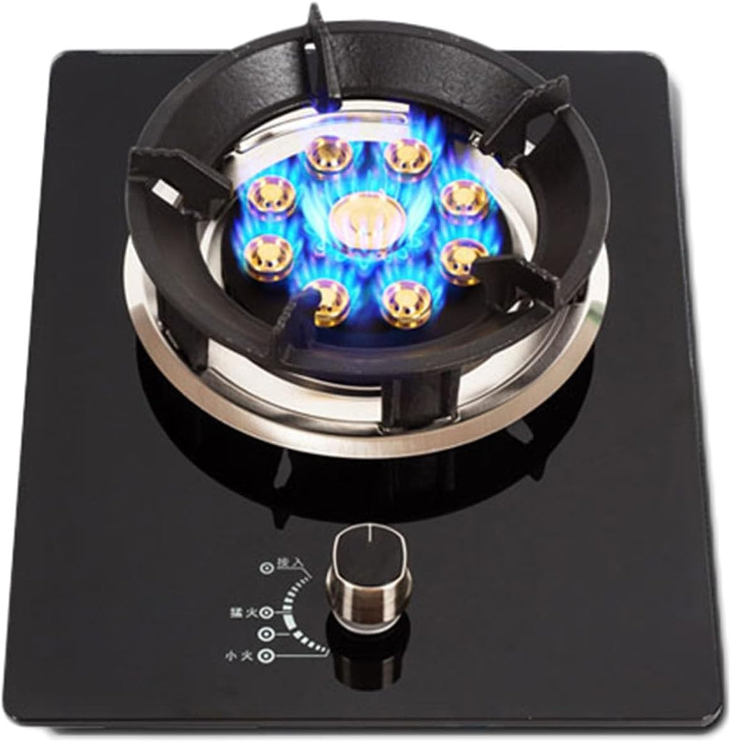 Propane Gas Stove,Single Burner Propane Stove,tempered Glass Max 17742.4BTU with Pulse Electronic Ignition Suitable for Apartments Kitchens and More (Color : 17742.4BTU, Size : LPG)