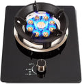 Propane Gas Stove,Single Burner Propane Stove,tempered Glass Max 17742.4BTU with Pulse Electronic Ignition Suitable for Apartments Kitchens and More (Color : 17742.4BTU, Size : LPG)