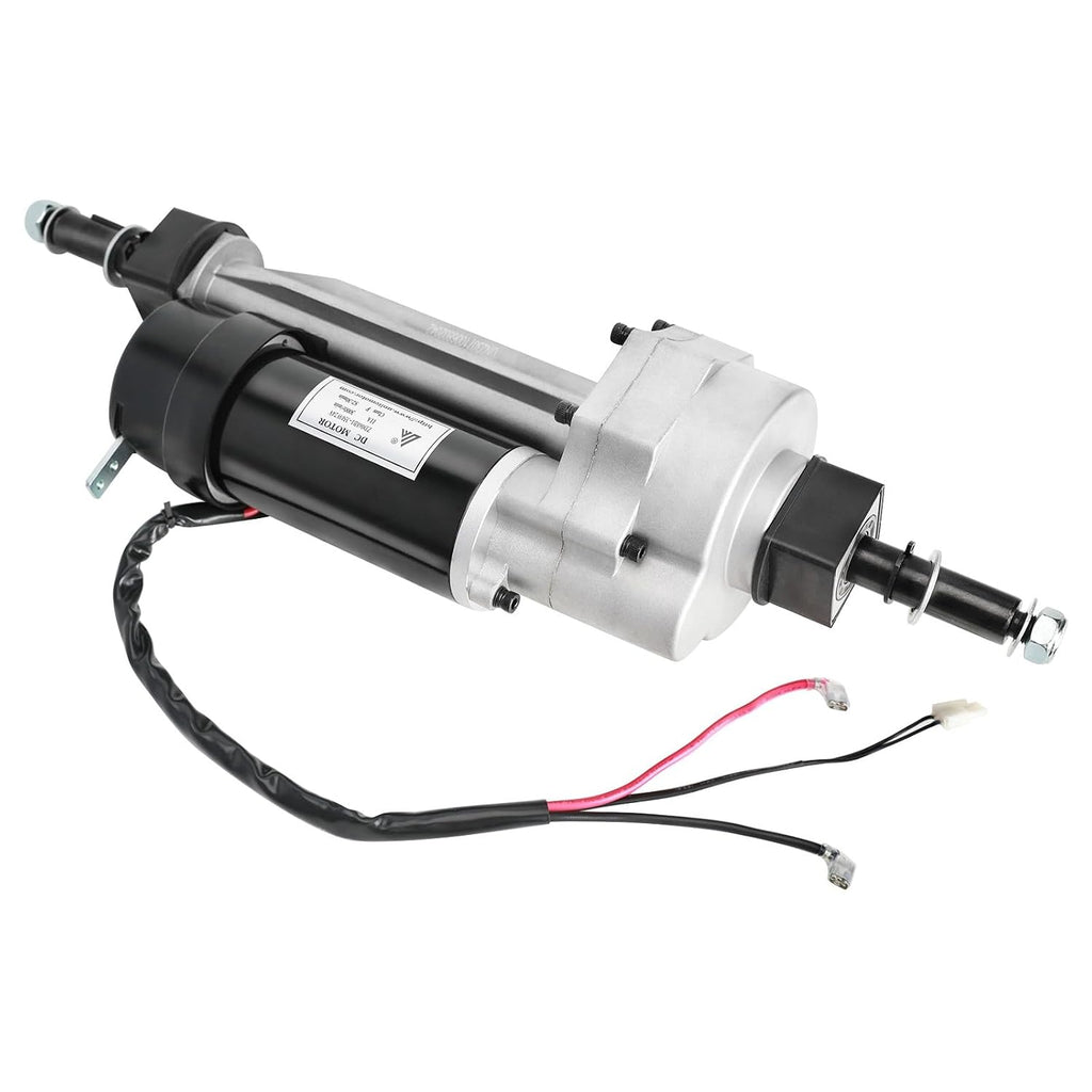 24V 350W Electric Transaxle Motor with Gear Reduction, 19mm Shaft DC Motor for DIY Electric Bike Scooter Wheelchair Go Kart Power Wheels RC Lawn Mower Robotics Mobility Projects